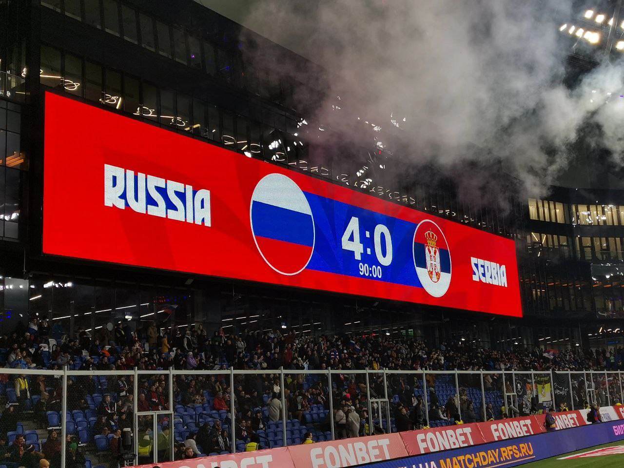 Газзаев оценил победу России над Сербией со счётом 4:0