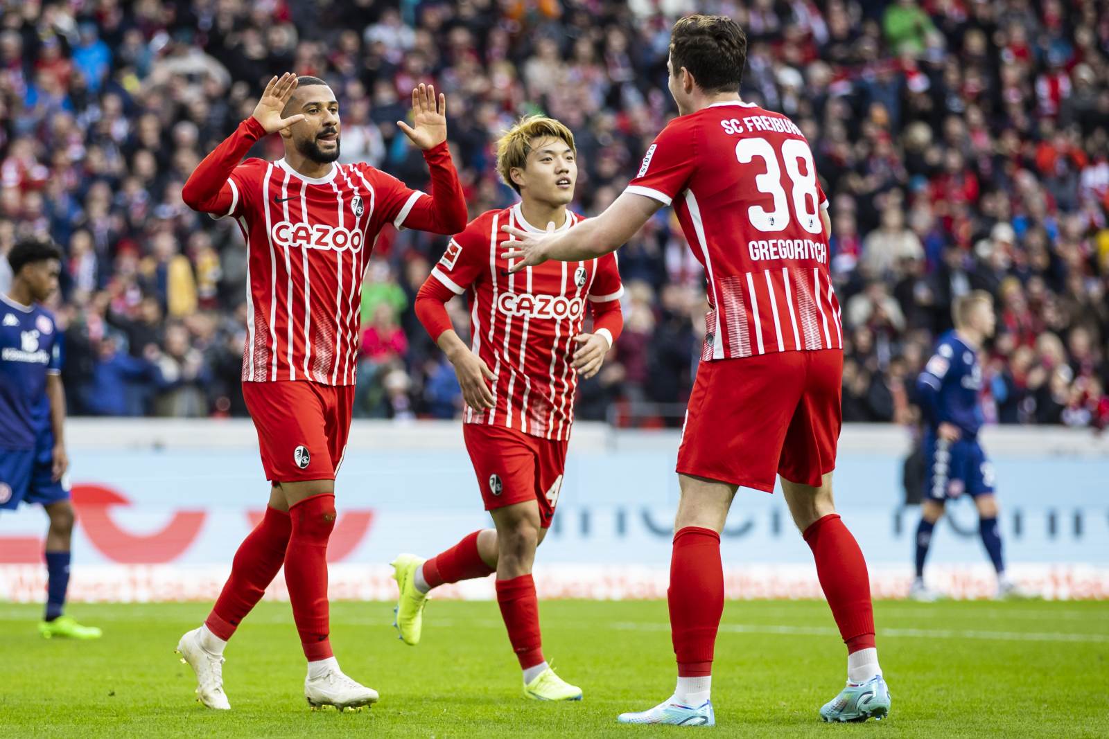 «Фрайбург» забил свой самый поздний победный гол в истории выступлений в Бундеслиге