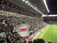 На стадионе "Ливерпуля" перед матчем с "Црвеной Звездой" частично пропал свет