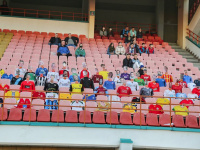 Футбольный матч Кубка Беларуси посетили более 70 картонных зрителей, билет стоил до 6 500 рублей
