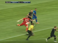 Белорусский вратарь забил гол от своих ворот
