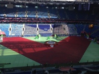 На стадионе "Санкт-Петербург" началась церемония открытия Кубка конфедераций при пустых трибунах