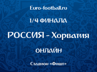Россия - Хорватия - 2:2 (3:4 пен.)