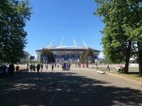 Поле стадиона в Санкт-Петербурге начнут выкатывать в апреле