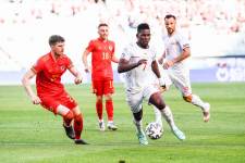 Эмболо забил быстрый гол во втором тайме матча со сборной Камеруна