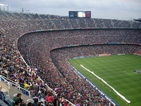На матче "Барселона" - "Атлетико" был установлен рекорд посещаемости