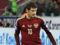 Дзагоев тренируется в общей группе сборной России