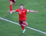 Гол Шакири вывел сборную Швейцарии вперёд в игре с сербами