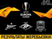 "Спартак", "Зенит" и "Краснодар" узнали своих соперников по групповому этапу Лиги Европы